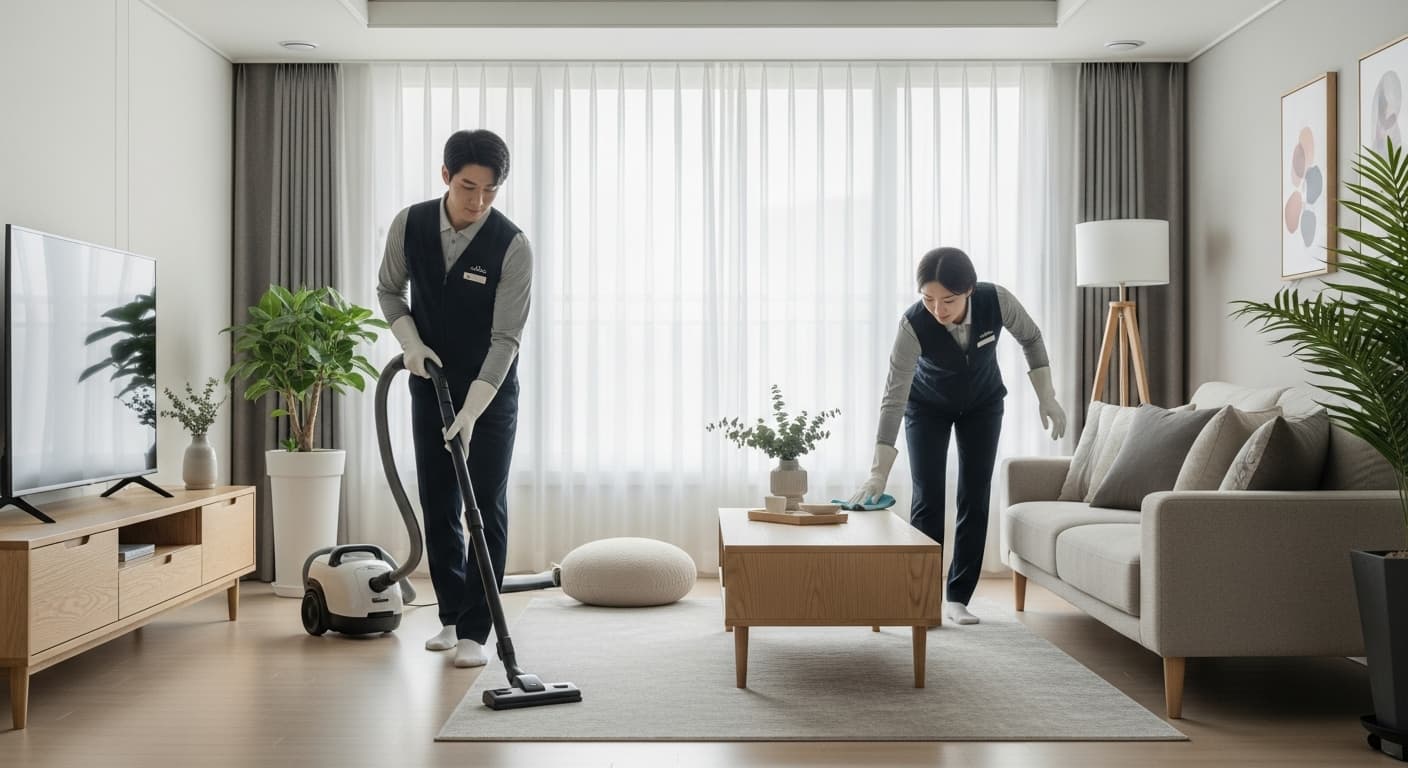 오염과 악취를 정리하는 유품정리 작업