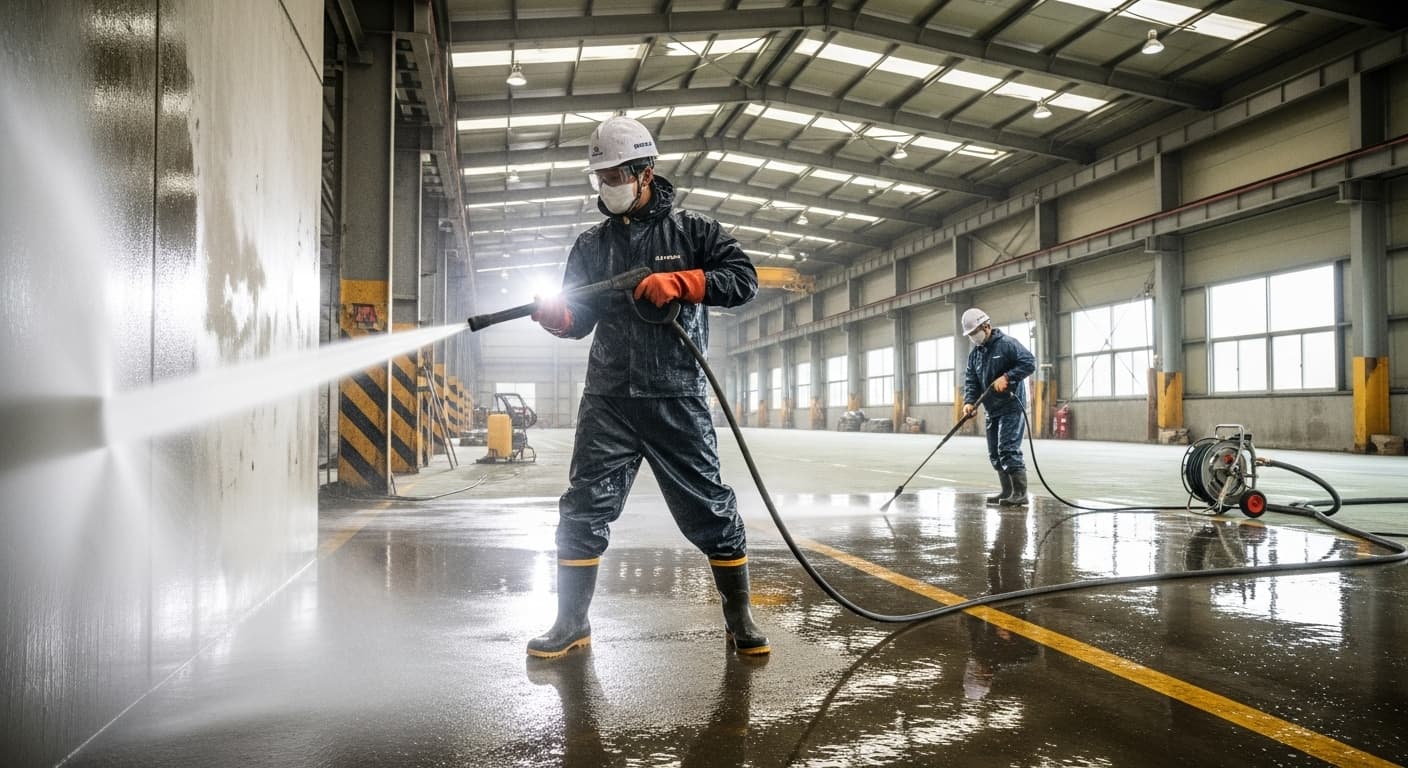 부산·경남·경북 공장특수청소 작업 현장
