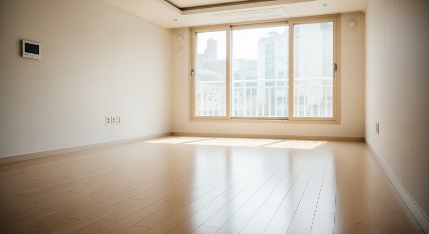 정리된 공간에서 안심하는 모습