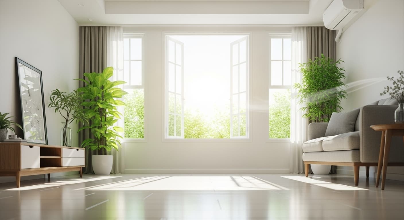 쓰레기집청소 복구 후 깨끗한 집 이미지