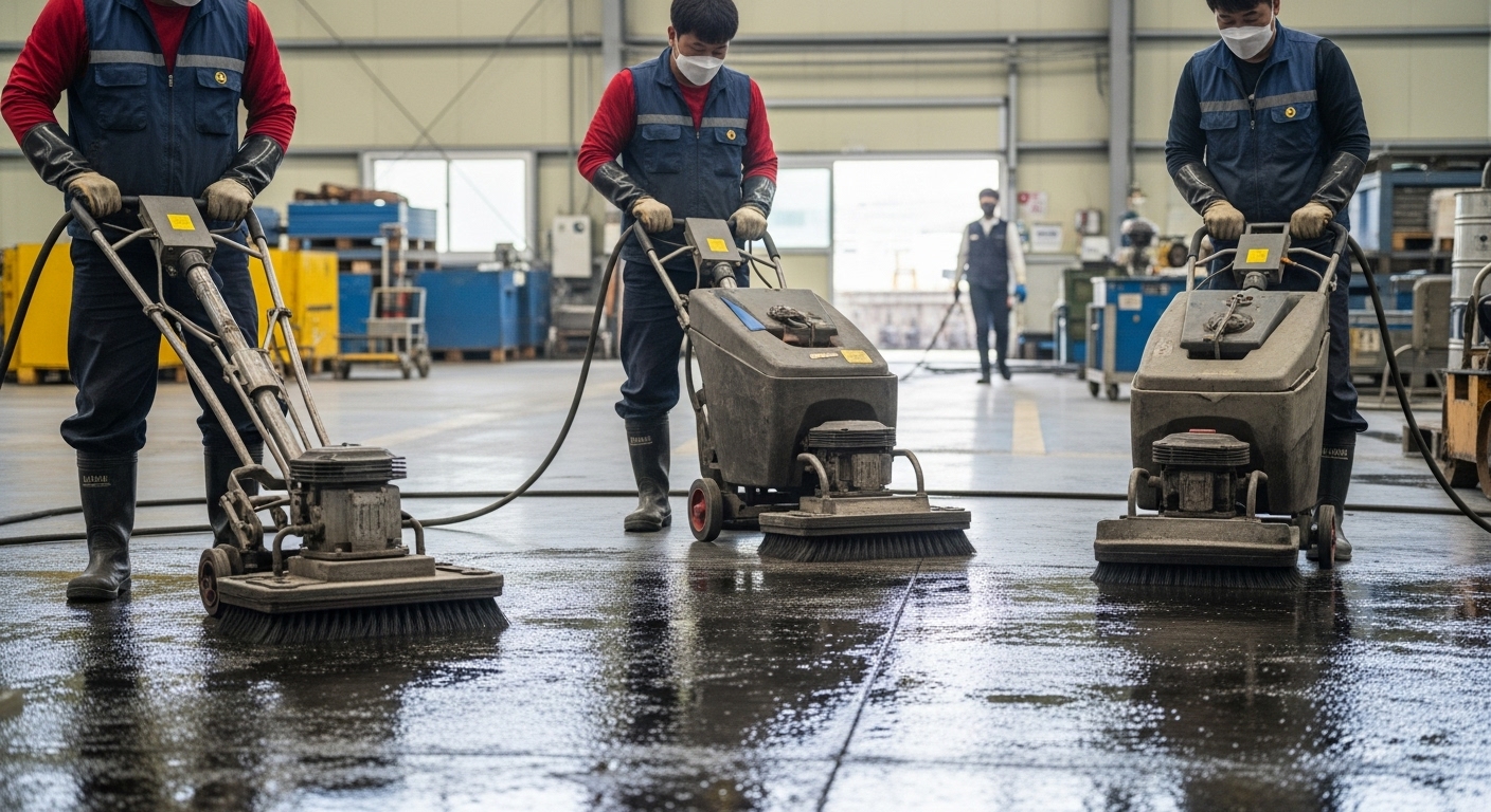 양산 공장청소 현장 사진