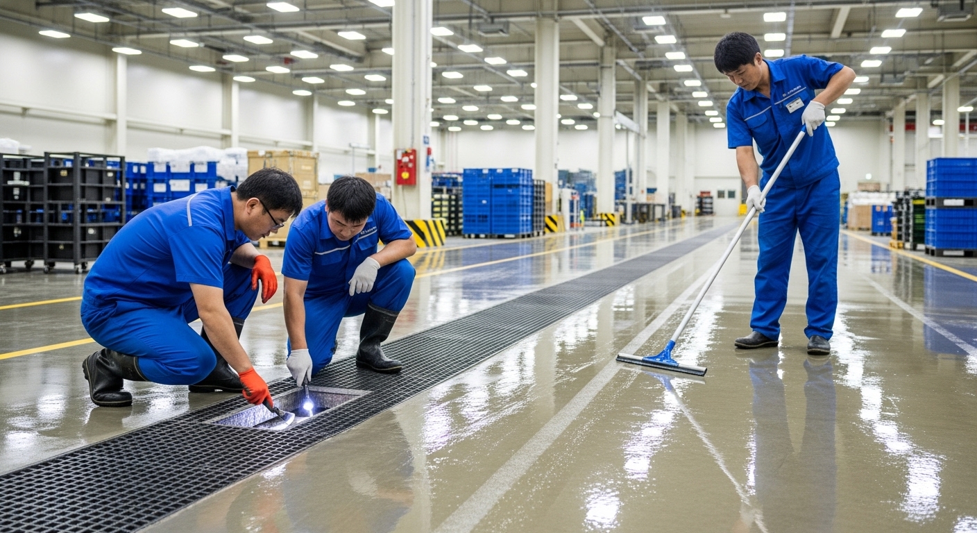 창원 웅동 공장청소 현장 사진